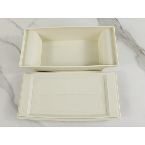 Tupperware Butter Dish Cheese Storage Dinnerware #1512-6 Made in USA Vintage - Picture 10 of 12